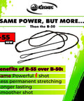 Durable Dacron Bow String Replacement For Archery Recurve And Traditional Longbows, 12 14 16 Strand Options, B-55 Style