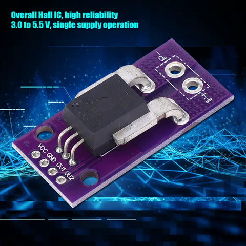 Kickass 50A High Side Hall Effect Current Sensor Module With Dead Straight Accuracy And Low Noise Isolation for power monitoring.