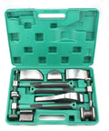 Auto Body Dent Repair Kit 9 Piece Hammer and Dolly Set For Cars, Heavy Duty Grade 45 Steel Metal Shaping Tools in case