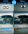 Comparison of Two Pack 80W LED Ceiling Light With 9600 Lumens And 3 Adjustable Panels for garage lighting