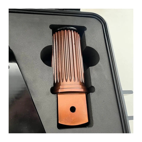 Heavy Duty Hydraulic Torque Wrench With Adjustable Square Drive And Rock Solid Alloy Steel Construction Built Tough For Demanding Industrial Jobs Delivering Serious Cranking Power Anytime featuring copper-colored square drive component.