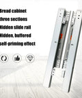 Beefed Up Heavy Duty Drawer Slides With Hydraulic Dampening Full Extension Soft Close 40Kg Load Capacity Ideal For Kitchen