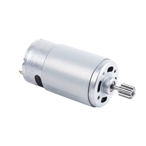 2 Pack RS570 12V High Speed Motor For Kids Ride On Cars, 35000-40000 RPM Electric Motor With Integrated Gearbox, side view