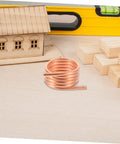 Copper tube for 550 540 Brushed RC Boat Water Cooling Ring Kit with wooden models and level on table