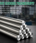 Stack of magnesium anode rods highlighting benefits for corrosion protection in RV water heaters