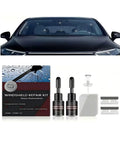 Hella Reliable Nano Glass Repair Fluid Windshield Fix Kit For quick invisible patching of car chips and star shaped cracks.