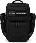 35L Tactical Gym Backpack Built For Everyday Use, Tough As Nails 1000D Waterproof Oxford Fabric, MOLLE Webbing, Laptop Pocket, Dual Cup Holders