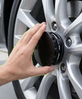 Dope 4 Pack Black Abs Snap In Wheel Center Caps For 22 Inch Rims Heavy Duty Rustproof Dustproof Hub Covers Easy Install on rim