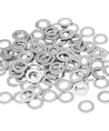 100 Pack Aluminum Oil Drain Plug Washer Set, 14mm Crush Washers Replacement for Honda OEM 94109 14000 Civic Part, pile view