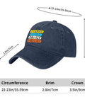 Lightweight Navy Blue Cap For Women With Dope Front Artwork Adjustable Buckle one size fits most, artwork reads 'Proud Case Family Member'