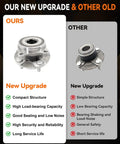 Heavy Duty Front Wheel Bearing Hub Assembly For Toyota Rav4 2006 To 2018 comparison of new upgrade and old design, showcasing structure.