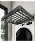 Retractable Under-Cabinet Drying Rack For Pants, Space-Saving Wardrobe Organizer with Hidden Balcony Design, Aluminum Frame