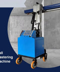 Automatic Plaster Trowel With Smart Mortar Leveling Unit, high precision wall polisher, blue mobile wall plastering machine.