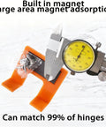Magnetic Cabinet Door Hinge Spacer With Scale For A Clean 2mm Gap Handy Hinge Alignment Tool For Cabinet Door Installations