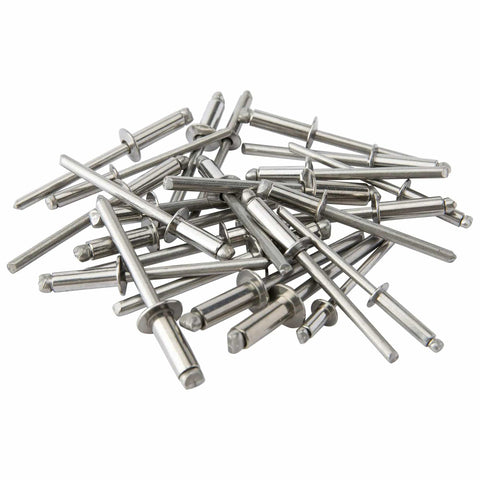 Stainless Steel Blind Rivets 3/16 x 1/2 Inch 4.8 x 12.7 Mm, 100-Pack Pop Rivets For Heavy Duty Auto Marine DIY Projects, Tough As Nails Corrosion And Acid Resistant Fastening By ISPINNER