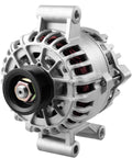 Front view of Alternator 110 Amp 12V For Ford Focus 2005 2007 CW Rotation 6 Groove Pulley 8406 High Quality Copper Coil OEM Grade