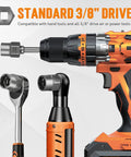 16 Piece Bolt Extractor Kit For Stripped Rusted And Broken Nuts And Screws With Three Eighths Inch Drive Impact Adapter