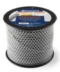 Spool of Husqvarna Titanium Force trimmer line, 0.095 inch diameter, 840 feet long, round dimpled design for trimmers.