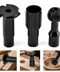 3 Piece Sphere Rotary Burr Set For Wood Carving And Grinding Upgraded Ball Gouges With 5/8-11 Thread Fits 4-1/2 Inch And 5 Inch Angle Grinders