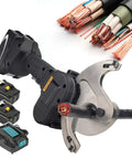 Heavy Duty Hydraulic Electric Ratchet Cable Cutter Battery Powered Wire Cutting Tool for 45mm 65mm 75mm with batteries