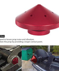 Prop Nut For Trolling Motor Heat Sink Style Red Stabilizer For MinnKota 80 101 112, Reduces Noise And Vibration With Larger Contact Point