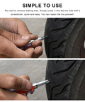Using 20 Pack Tire Repair Nails For Quick Puncture Fixes Self Service Vacuum Tire Repair Nail Kit to repair a tire puncture on a vehicle
