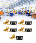 5PCS ESD Wrist Strap Ground Socket Kit With L Shaped Ring Connector And 1.75m Cable in an industrial setting