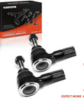 Two Pack Front Outer Tie Rod Ends For Chevy Trax 2013 To 2022 With Hydraulic Steering Left And Right Front Installation Premium Replacement For Chevy Trax With Durable Ball Joint Ends, pair shown