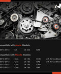 Engine Serpentine Belt Drive Kit For Honda Civic 2012 2015 And Acura ILX 2013 2015 1.8L 2.0L includes tensioner pulley