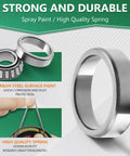 Front Wheel Bearing Seal Kit For GM Cars 1982 To 1992 with carbon steel surface shown.