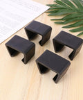 Wide Rattan Sofa Clips 4 Pack Couch Connectors For Sectional Sofas Simple Shape Plastic Furniture Fasteners on table