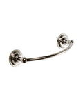 London Terrace Double Towel Bar 24 In Polished Nickel, Space Saving Bathroom Organizer for Small Bathrooms, Solid Brass Construction
