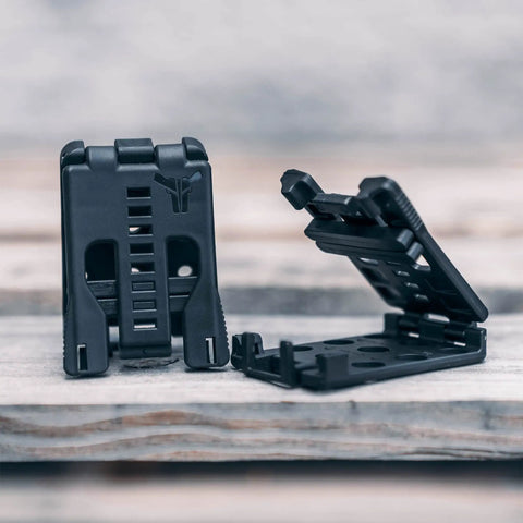 Tough As Nails USA Made Belt Clip Attachment For Concealed Carry Holsters Magazine Pouches And Tactical Knife Sheaths, black nylon clip.
