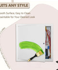 Built Tough 24 By 24 Access Panel For Drywall And Ceilings With Screwdriver Latch Knockout, smooth white surface with paintbrush.