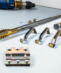 Quick Install Pipe Clamp Leak Repair Kit For DN20X110 Waterproof Universal Pipe Repair Solution tools displayed on table