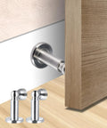 Heavy Duty Magnetic Door Stopper For Wall And Bottom Of Door With Adjustable Height From 3.15 To 4.8 Inches Windproof Anti Slip