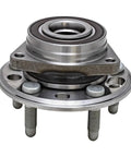 Four Front And Rear Wheel Bearing Hubs Assembly Replacement Kit for 2010 2017 Chevy Equinox And GMC Terrain, front view