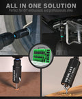 74 Piece Magnetic Nut Driver Set For Impact Drill With Metric And SAE Sockets, Quick Change Bit Extension in use