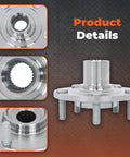 Wheel Hub Kit With Bearing For Mitsubishi Outlander Sport Front Left And Right 4WD 2011 2018 Replacement Includes Bearing