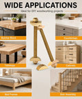 Heavy Duty M8 100mm Countertop Connector Bolts Set with half moon washers for butcher block countertops and cabinets