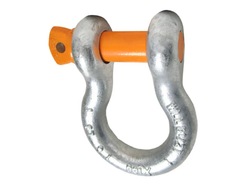 Professional Grade Screw Pin Anchor Shackle with 1-1/4 inch width and 1-3/8 inch pin for 12 ton loads.