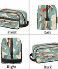 Cartoon Airplane Travel Toiletry Bag For Men With Hanging Kit Dope Travel Gear Waterproof Shaving And Wash Bag, views of all sides.