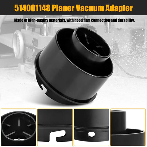 Planer Vacuum Adapter Replacement For DW735 DW735X Planers Heavy Duty Dust Port Hose Connector, multiple views