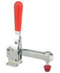 207 UL Vertical Hold Down Action Clamp With Long U Bar And Flanged Base For Precise Workholding In Milling And Drilling Fixtures Built To Last Heavy Duty Clamp With Durable Construction, red handle, metal body