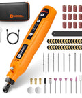 Slick Mini Battery Rotary Tool With Bright Led Beam And Five Adjustable Speeds Up To Eighteen K Rpm for crafting and DIY projects.