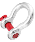 Rock Solid One Inch Bow Shackle With Screw Pin For Heavy Duty Marine Rigging Car Hauling And Construction Jobs, 5x5.9 inch alloy steel
