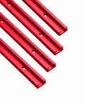 Four Piece 48 Inch Aluminum T Track Set With Screws Predrilled Holes Universal T Slot For Cross Cut Sled And Router Fence Sled 6063 Aluminum