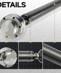 Beefed Up Front Drive Shaft Replacement For Jeep Liberty 2008 2009 2010 2011 2012 V6 3.7L 4WD OE Numbers 52853442AC 52853442AD 52853442AE 52853442AF Direct Fit, steel shaft detail