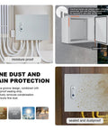 Heavy Duty Metal Electrical Enclosure Box For Indoor And Outdoor Use With Dustproof And Moisture Proof Protection And Safety Lock