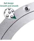 Heavy Duty Lazy Susan Turntable Base with Smooth 360 Spin, showing aluminum alloy circular bearing with ball design.